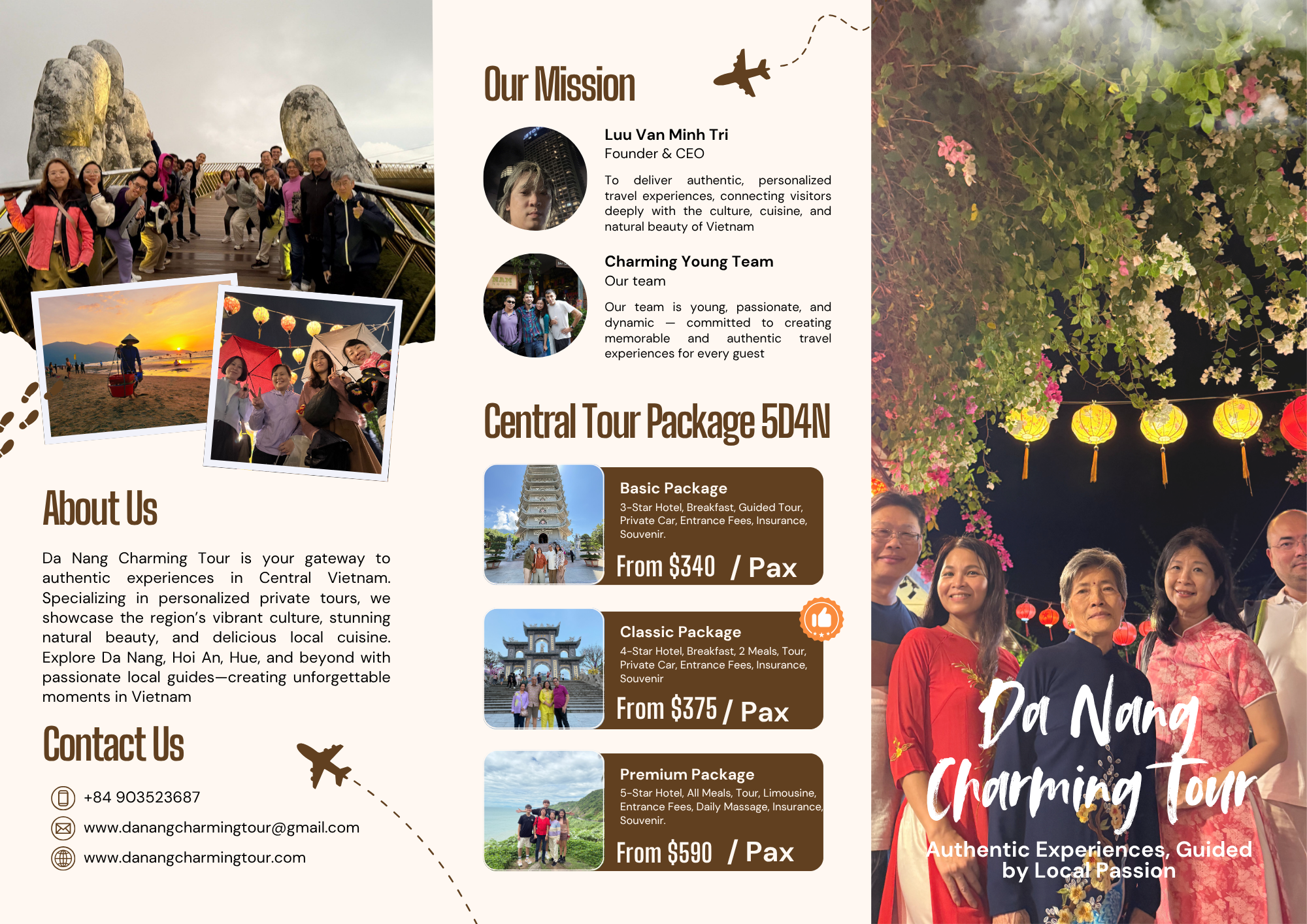 Private Tour 5 Days 4 Nights – Da Nang, Ba Na, Hue & Hoi An