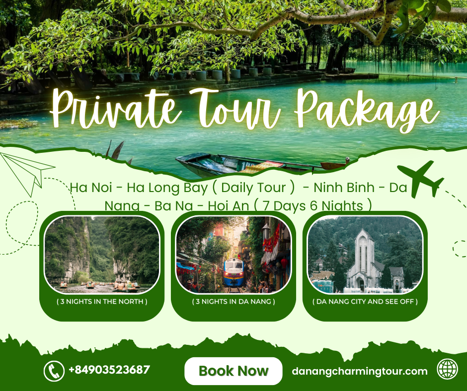 Northern & Central Vietnam Explorer – 7 Days / 6 Nights Hanoi – Halong Bay Overnight Cruise – Ninh Binh – Da Nang – Ba Na Hills – Hoi An